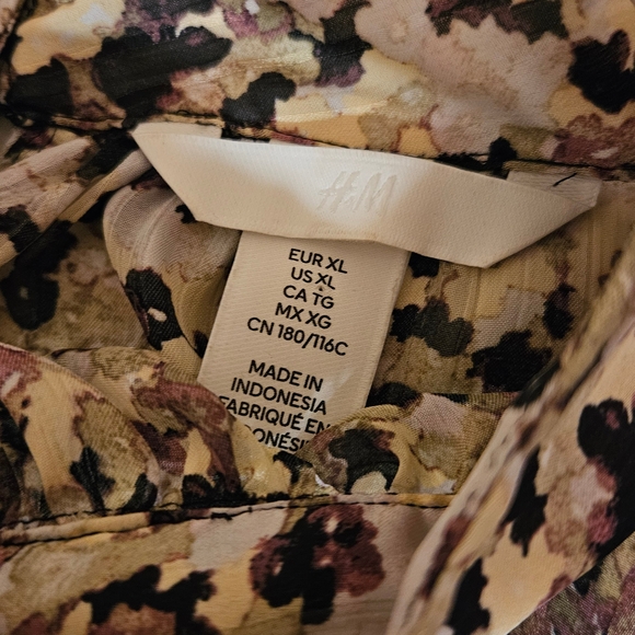 H&M Multicolor Patterned Blouse - Picture 3 of 5